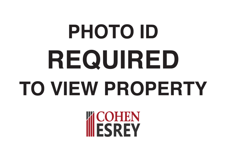 Photo ID Required Pedestal Desk Sign