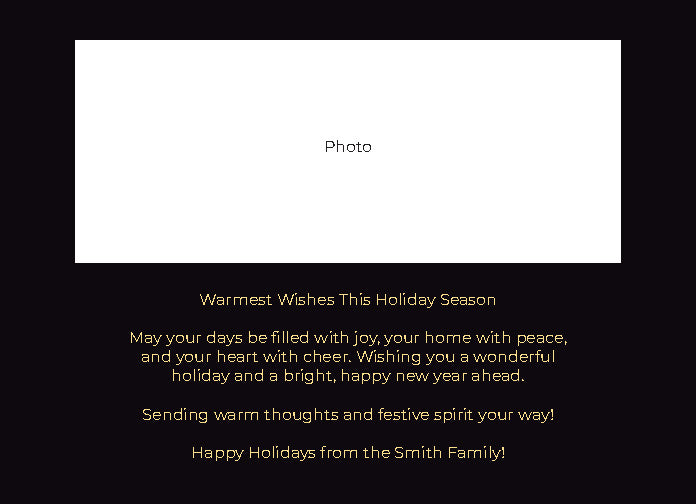 Holiday Card (Option 1)