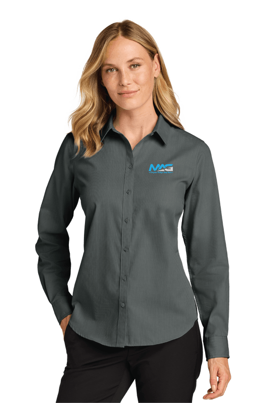 MAG CDJR Women’s Long Sleeve Nailhead Easy Care Shirt