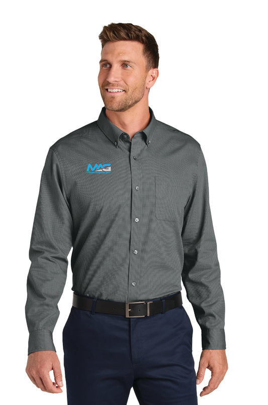 MAG CDJR Long Sleeve Nailhead Easy Care Shirt
